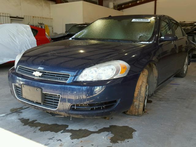 2G1WB58K179403842 - 2007 CHEVROLET IMPALA LS BLUE photo 2