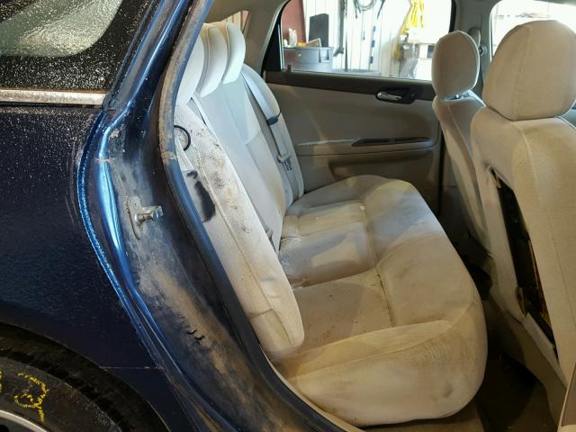 2G1WB58K179403842 - 2007 CHEVROLET IMPALA LS BLUE photo 6