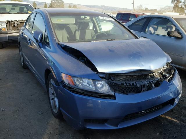 19XFA16559E038733 - 2009 HONDA CIVIC LX BLUE photo 1