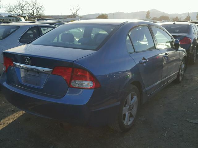 19XFA16559E038733 - 2009 HONDA CIVIC LX BLUE photo 4