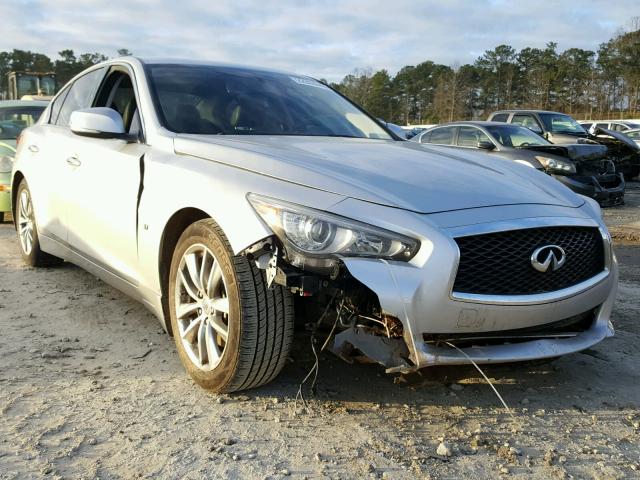 JN1BV7AP3EM684561 - 2014 INFINITI Q50 BASE SILVER photo 1