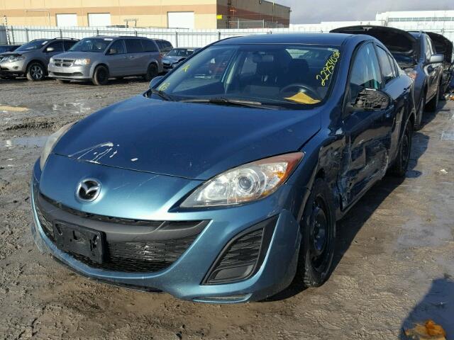 JM1BL1SF3A1252957 - 2010 MAZDA 3 I BLUE photo 2