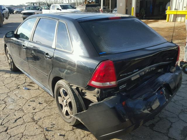 1G1ZU64884F160363 - 2004 CHEVROLET MALIBU MAX BLACK photo 3