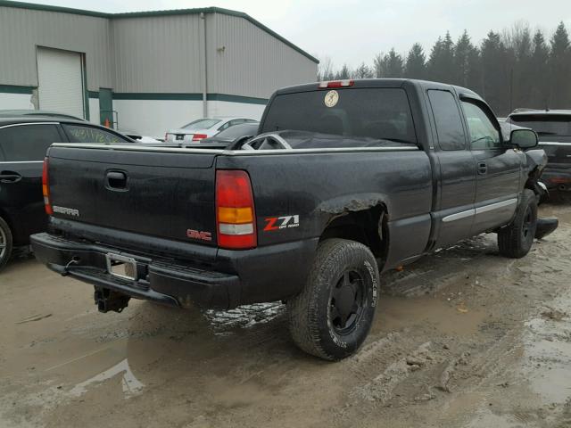 2GTEK19T631163831 - 2003 GMC NEW SIERRA BLACK photo 4