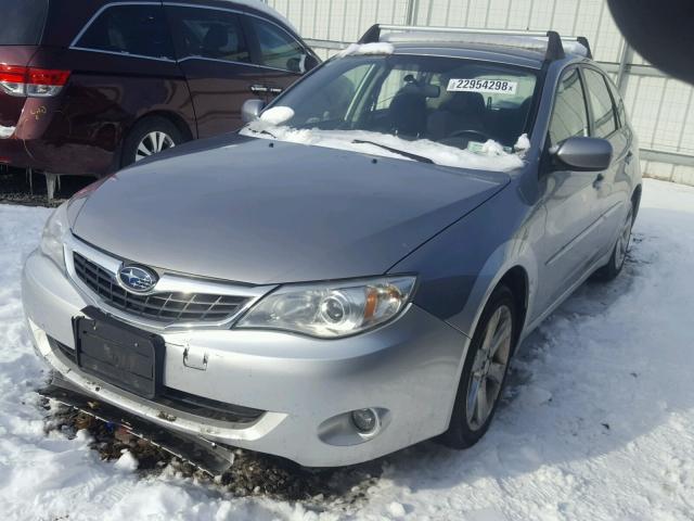 JF1GH63658H827862 - 2008 SUBARU IMPREZA OU SILVER photo 2