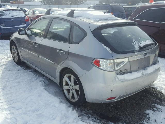 JF1GH63658H827862 - 2008 SUBARU IMPREZA OU SILVER photo 3