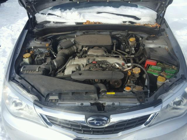 JF1GH63658H827862 - 2008 SUBARU IMPREZA OU SILVER photo 7