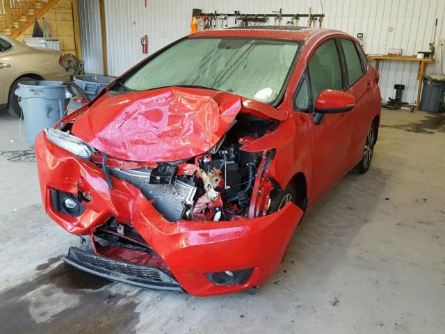 3HGGK5H84FM741923 - 2015 HONDA FIT EX RED photo 2