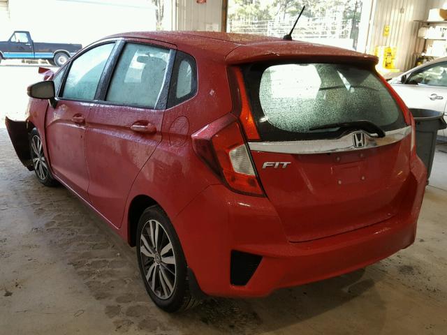 3HGGK5H84FM741923 - 2015 HONDA FIT EX RED photo 3