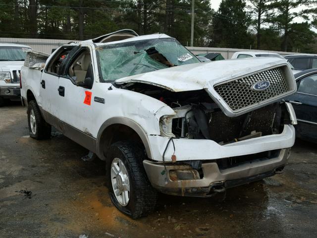 1FTPW14544KC65796 - 2004 FORD F150 SUPER WHITE photo 1