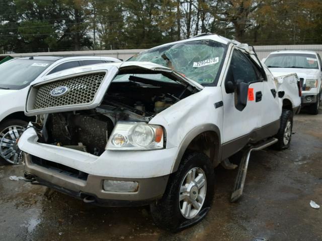 1FTPW14544KC65796 - 2004 FORD F150 SUPER WHITE photo 2