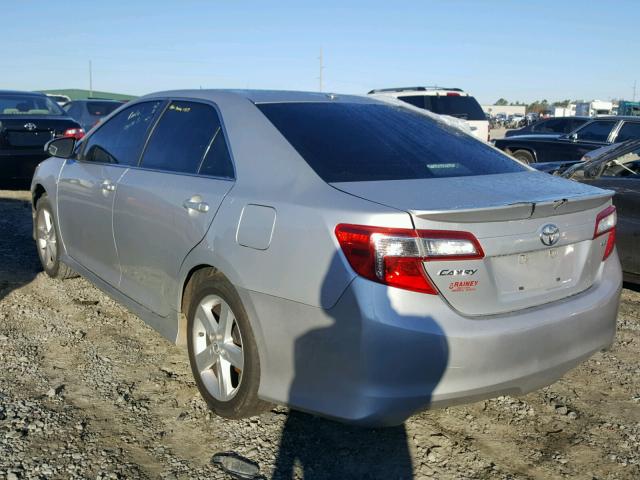 4T1BF1FK5DU214627 - 2013 TOYOTA CAMRY L SILVER photo 3