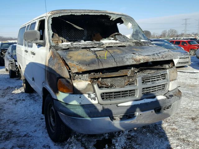 2B7KB31Z61K520804 - 2001 DODGE RAM VAN B3 WHITE photo 1