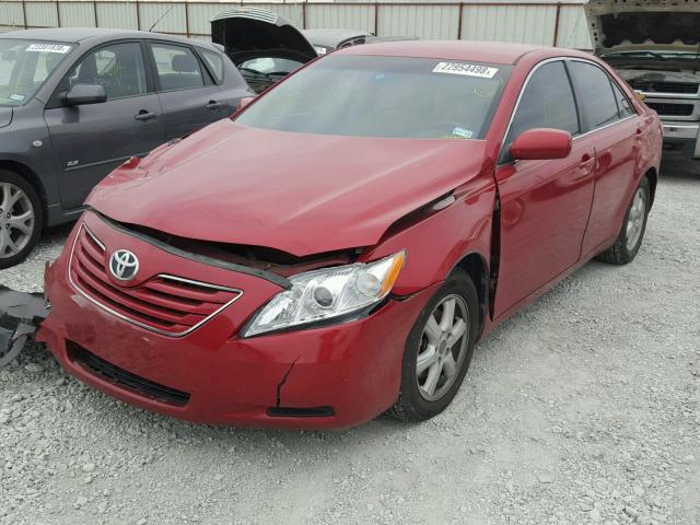 JTNBE46K273083848 - 2007 TOYOTA CAMRY NEW RED photo 2