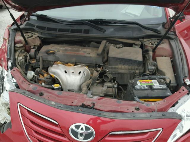 JTNBE46K273083848 - 2007 TOYOTA CAMRY NEW RED photo 7