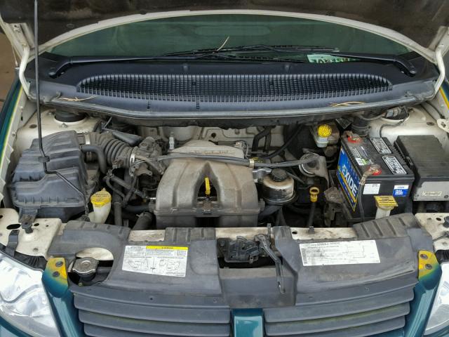 1D4GP25B85B299185 - 2005 DODGE CARAVAN SE GREEN photo 7