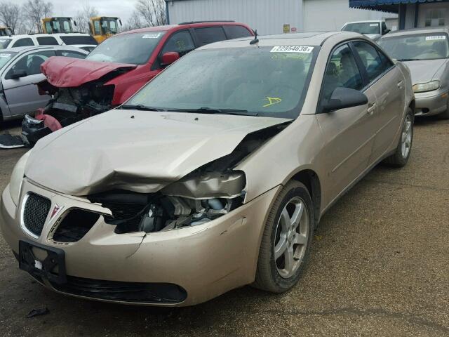 1G2ZG57N384112267 - 2008 PONTIAC G6 BASE GOLD photo 2