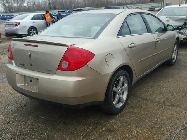 1G2ZG57N384112267 - 2008 PONTIAC G6 BASE GOLD photo 4