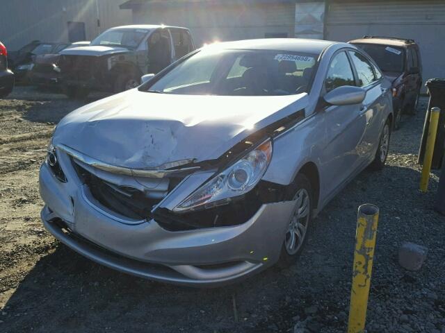 5NPEB4AC7CH335151 - 2012 HYUNDAI SONATA GLS SILVER photo 2