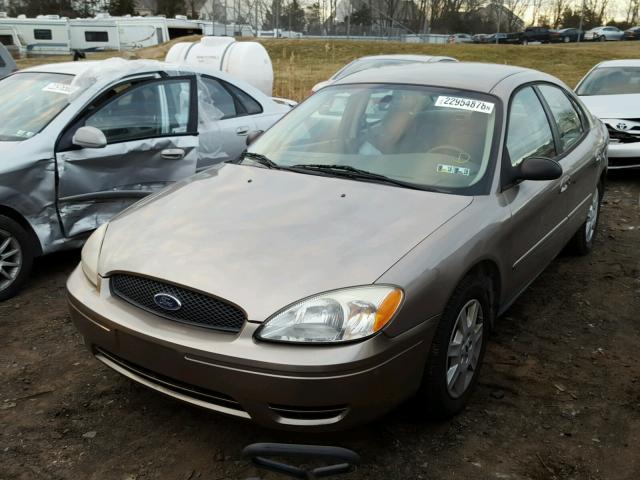 1FAHP53U27A213763 - 2007 FORD TAURUS SE BEIGE photo 2