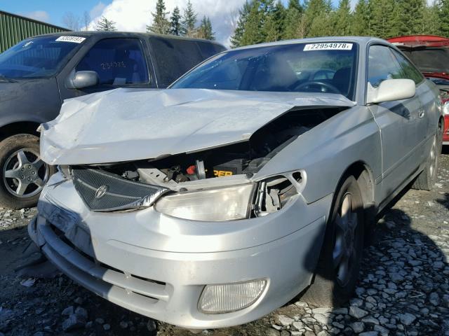 2T1CF28P6YC359072 - 2000 TOYOTA CAMRY SOLA SILVER photo 2