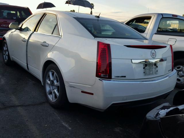 1G6DR57V780178900 - 2008 CADILLAC CTS HI FEA WHITE photo 3