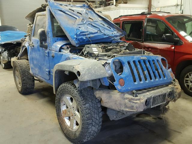 1J4AA2D18BL563597 - 2011 JEEP WRANGLER S BLUE photo 1