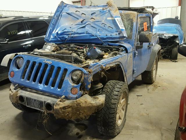 1J4AA2D18BL563597 - 2011 JEEP WRANGLER S BLUE photo 2