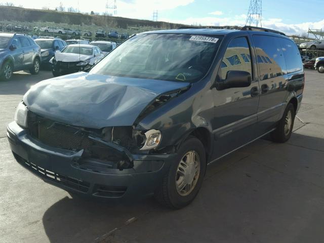 1GNDX03E24D138584 - 2004 CHEVROLET VENTURE BLUE photo 2