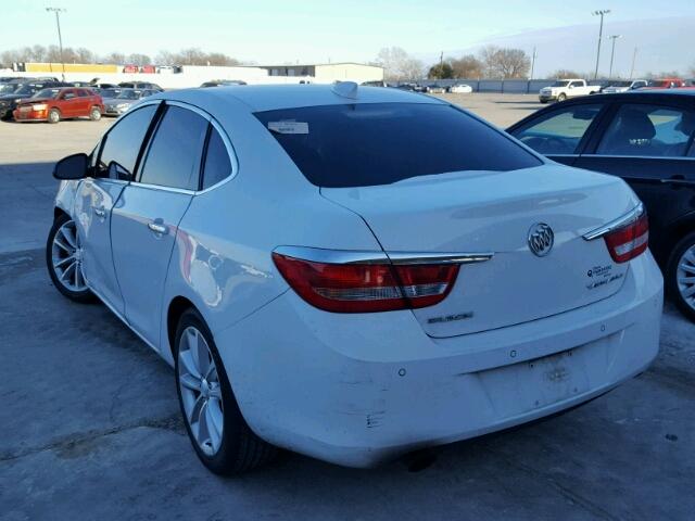 1G4PS5SK8F4168342 - 2015 BUICK VERANO WHITE photo 3