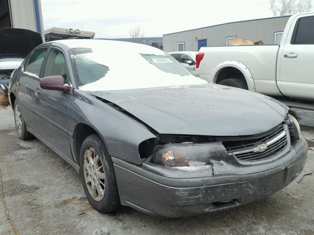 2G1WF52E959201738 - 2005 CHEVROLET IMPALA GRAY photo 1