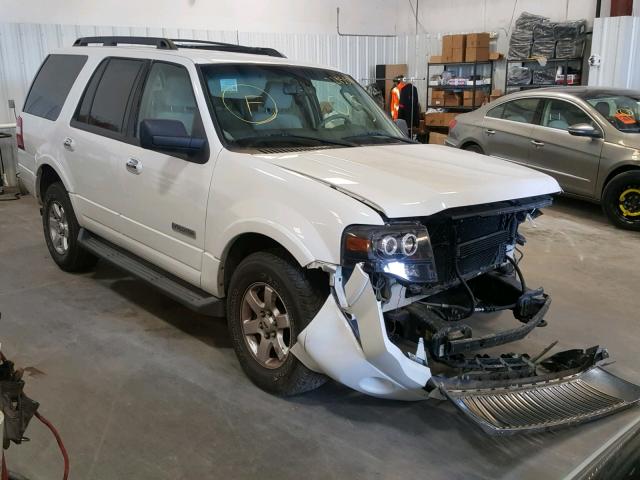 1FMFU16588LA32711 - 2008 FORD EXPEDITION WHITE photo 1