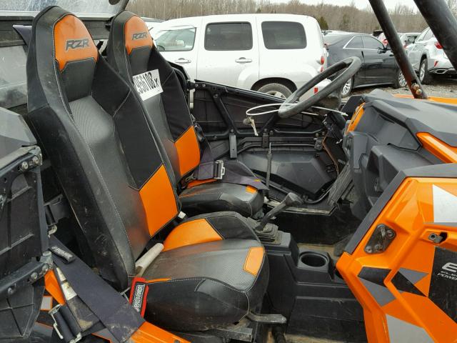 3NSVDE921GF460452 - 2016 POLARIS RZR XP TUR ORANGE photo 5