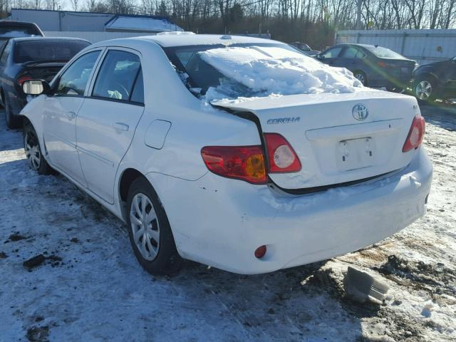 2T1BU4EE3AC483452 - 2010 TOYOTA COROLLA BA WHITE photo 3