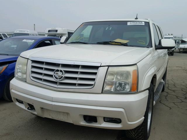 1GYEK63N62R308468 - 2002 CADILLAC ESCALADE L WHITE photo 2