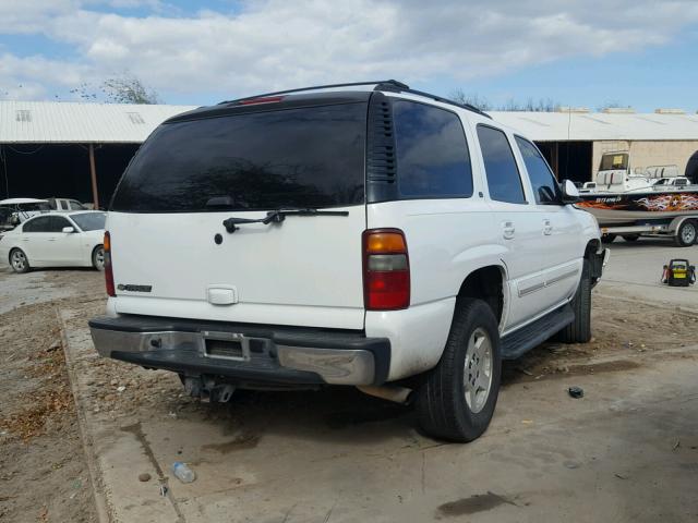 1GNEC13T16R119065 - 2006 CHEVROLET TAHOE C150 WHITE photo 4