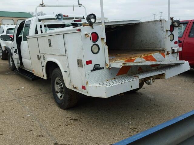 1GBHK39U06E256675 - 2006 CHEVROLET SILVERADO WHITE photo 3