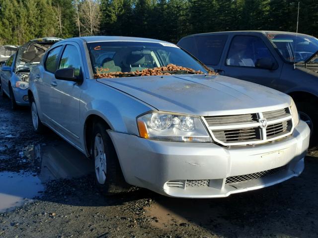 1B3LC46R48N657398 - 2008 DODGE AVENGER SE SILVER photo 1