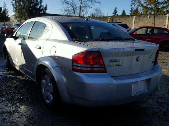 1B3LC46R48N657398 - 2008 DODGE AVENGER SE SILVER photo 3