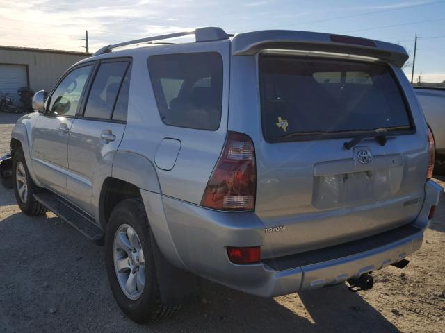 JTEBU14RX40055066 - 2004 TOYOTA 4RUNNER SR SILVER photo 3