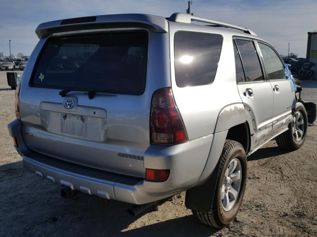 JTEBU14RX40055066 - 2004 TOYOTA 4RUNNER SR SILVER photo 4