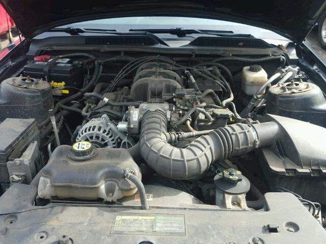 1ZVFT80N575247911 - 2007 FORD MUSTANG BLACK photo 7