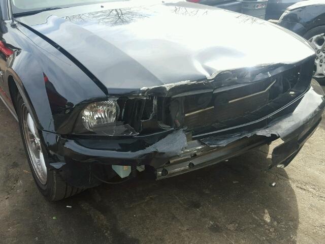 1ZVFT80N575247911 - 2007 FORD MUSTANG BLACK photo 9