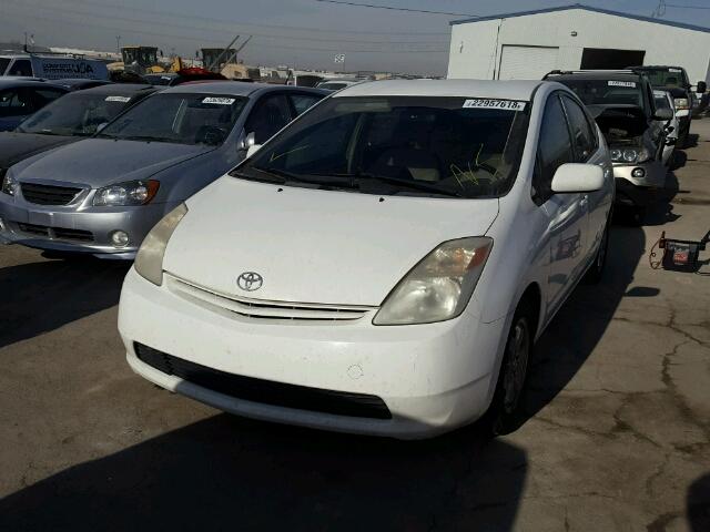 JTDKB20U953122105 - 2005 TOYOTA PRIUS WHITE photo 2