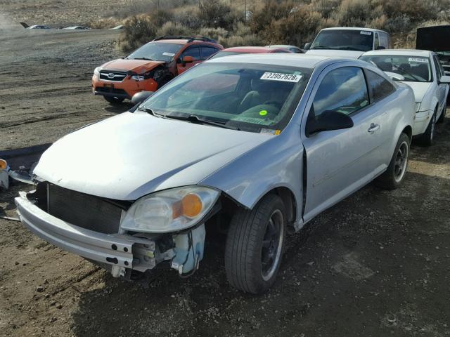 1G1AK15F167851590 - 2006 CHEVROLET COBALT LS SILVER photo 2