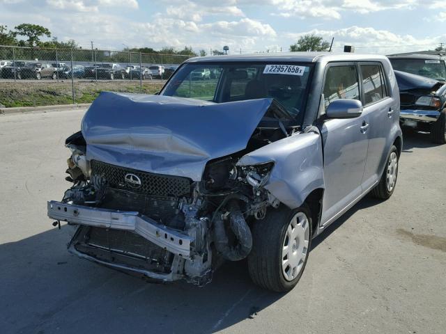 JTLKE50E191077880 - 2009 TOYOTA SCION XB GRAY photo 2