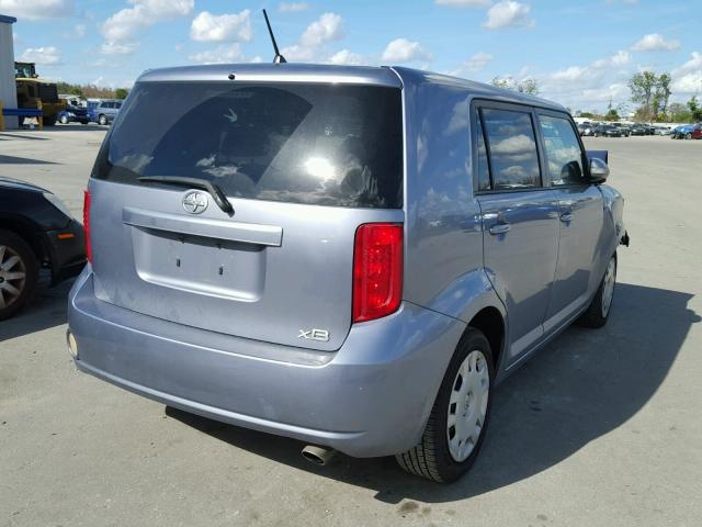 JTLKE50E191077880 - 2009 TOYOTA SCION XB GRAY photo 4