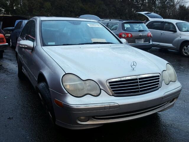 WDBRF40J04F451663 - 2004 MERCEDES-BENZ C 230K SPO SILVER photo 1