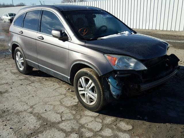 5J6RE4H70BL010766 - 2011 HONDA CR-V EXL BROWN photo 1