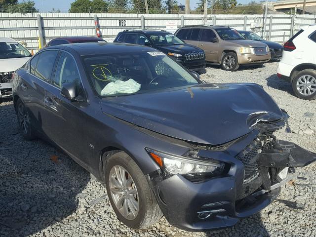 JN1CV7AP8GM201797 - 2016 INFINITI Q50 BASE GRAY photo 1